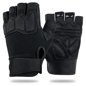 Fingerless Gloves <b>for</b> Shooting Half <b>Finger</b> Hunting Hiking Cycling Nylon Fitness Bicycle <b>Finger</b> Less <b>Light</b> Weight Gloves - Product Image 1