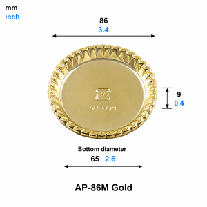 Gold PET <b>Baking</b> <b>Trays</b> <b>for</b> Cakes and Desserts - Product Image 6