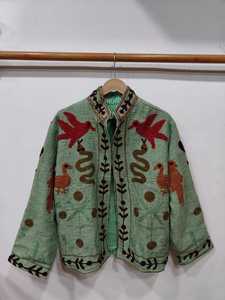 Manufacturer Embroidery Suzani Autumn Jacket Cotton Suzani Jacket Bohemian <b>Women</b> Suzani <b>Coat</b> Embroidered Cotton Suzani Jacket - Product Image 2