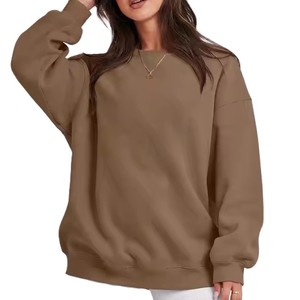 Light Blue Oversized Crewneck Sweatshirts Unisex Boxy Fit Hoodies Streetwear Apparel Wholesale Manufacturer Bulk Order Supplier - Product Image 4