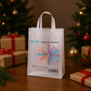 Sacchetti regalo in organza Ilan 21 cm x 6,5 cm bianchi, confezione da 4 per regali - Product Image 1