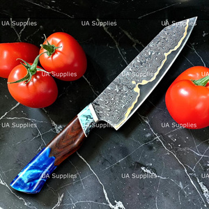 Couteau de chef en cuivre Damas, forgé à la main, couteau de cuisine professionnel, couteau de cuisson haut de gamme, manche personnalisé, OEM ODM, vente en gros - Product Image 5