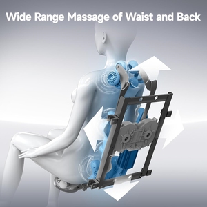 Sillón de Masaje de Cuerpo Completo 4D de Gravedad Cero en Cuero PU - Sillón Reclinable Eléctrico con Función Musical, Voz AI y Gran Éxito de Ventas - Product Image 6