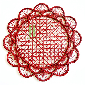 Set de table en corde de papier de qualité supérieure, tailles personnalisables, variété de couleurs, pour la décoration de table de Noël, fabriqué au Vietnam - Product Image 4