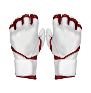 Guantes de Bateo de Béisbol y Sóftbol Hechos a Medida para Mano Izquierda, Antideslizantes, de Poliéster/Algodón, con Gancho, de Alta Calidad y Durabilidad para Adultos - Product Image 1
