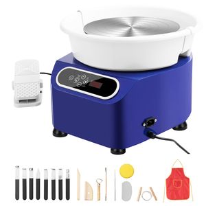 Tornio per Ceramica Elettrico da 11 Pollici con Schermo LCD Touch e Controllo a Pedale (350W) - Product Image 1