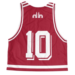 OEM diseño personalizado sublimado Reversible Lacrosse Pinnies 100% poliéster transpirable adulto/jóvenes camisetas personalizadas Lacrosse uniformes - Product Image 4