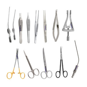 Juego de 13 Instrumentos Básicos de Cirugía Plástica, Herramientas Cosméticas Endoscópicas Mini Tebbetts para Cirugía de Senos y Rinoplastia - Product Image 1
