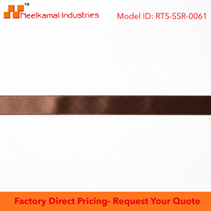 Cinta de Satén de una Cara Color Chocolate Oscuro de 6 mm, Directo de Fábrica, 20 Rollos x 8 Metros para Cajas de Chocolate, Bolsas de Café, Etiquetas de Regalo - Product Image 6