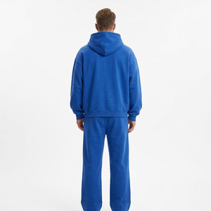 Ensemble de survêtement à capuche ajusté Hawk Eye Sports avec étiquette personnalisée, nouveau modèle, respirant, en polaire anti-bactérienne unie - Product Image 5