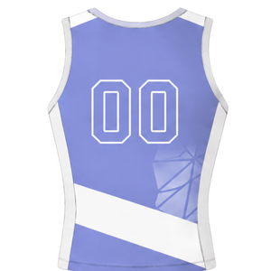 Maillot de football violet clair sans manches, uniforme sportif, tenue d'entraînement d'équipe, vêtements personnalisés, vêtements de performance - Product Image 2