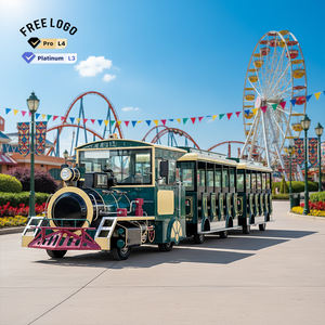 <span class=keywords><strong>Train</strong></span> électrique sans rails <span class=keywords><strong>de</strong></span> <span class=keywords><strong>luxe</strong></span> pour 42 passagers, manèges pour adultes dans les parcs d'attractions, <span class=keywords><strong>train</strong></span> touristique sans rails électrique - Product Image 1