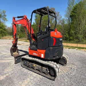 Mini-excavatrice sur chenilles Kubota U55-5 d'origine, faible nombre d'heures de travail, excellent état, prête pour les projets lourds. - Product Image 6