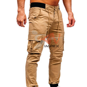 Pantalon Cargo Confortable pour Homme, Taille Plus 4XL, Coupe Ample, Léger, en Toile, Style Jogger Décontracté, Type Chino, Vente en Gros - Product Image 3