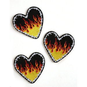 3d embroidery patches custom logo design for hats jackets clothing factory direct wholesale supply - Product Image 3