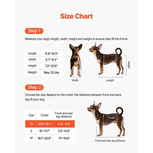 Carrozzina Manuale Leggera per Cani con 2 Ruote Regolabili e Ammortizzatori per Supporto della Mobilità e delle Zampe Posteriori - Product Image 3