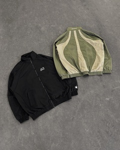 Sporty Windbreaker Jacket for Men Waterproof Nylon Polyester Printed Arm Lightweight Autumn Tracksuit Active Gym <b>Set</b> new - Product Image 2