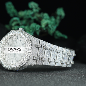 Reloj de Pulsera Premium para Caballero, Cuarzo, Ejecutivo, Resistente al Agua, Caja de Aleación, Cristal de Zafiro, D Color VVS1, Diamante Moissanita - Product Image 2