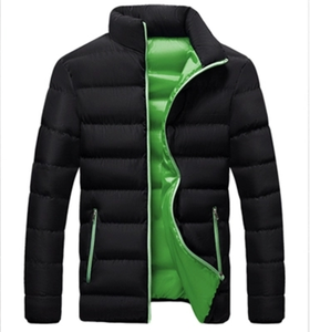 Blouson d'hiver matelassé confortable pour homme en toile respirante, col montant, personnalisable, style urbain, fournisseur direct - Product Image 2