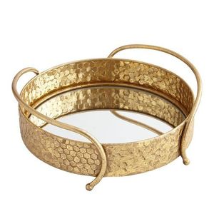 Luxury Metal And <b>Mirror</b> Tray For Home Decoration Center Table Display With Modern Style For Living Room - Product Image 4
