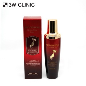 Tónico Líquido Herbal de Ginseng Rojo 3W Clinic 130ml Fórmula Nutritiva - Product Image 1