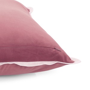 Funda de cojín decorativa de terciopelo suave, funda de almohada para sofá y dormitorio, 18" x 18", rosa - Product Image 5