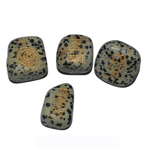 Juego de Reiki de Jaspe Dalmático de Piedra Natural en Línea - Product Image 1