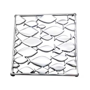 <b>Trivets</b> silver metal rooster-shaped cutout <b>trivet</b> heat-resistant pad for hot pots and <b>kitchen</b> table protection <b>trivets</b> - Product Image 2