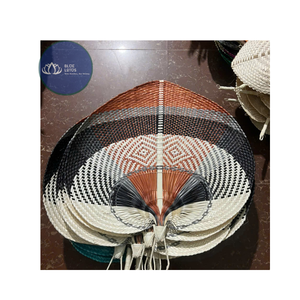 [MEJOR VENTA] |   Paquete al por mayor de abanicos de mano tejidos con hojas de palma |   Ventilador de mano para recuerdo de boda, suministro para fiestas, Vietnam - Product Image 1