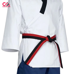 Tenue d'arts martiaux, dernier design, uniforme de Taekwondo 100% coton extensible et respirant, uniformes d'entraînement - Product Image 5