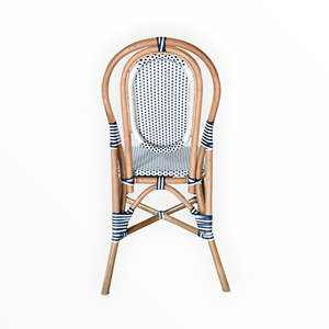 Silla Bistro Más Popular para Cafetería, Restaurante, Espacios Públicos Residenciales - Mimbre Sintético Natural con Garantía de Tejido de 3 Años - Product Image 4