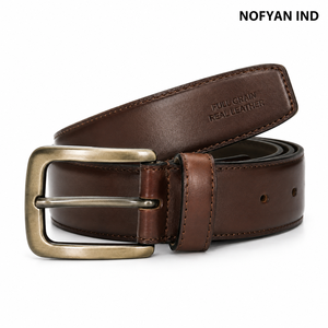 Fabricante de Cinturones de Cuero de Grano Completo Personalizados para Hombre |   Cinturón de Cuero Genuino con Logotipo Grabado, Proveedor Mayorista OEM ODM - Product Image 1