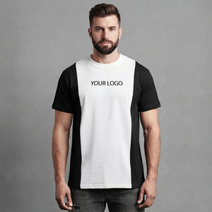 เสื้อยืดโอเวอร์ไซส์แบบสองสี OEM/ODM สำหรับผู้ชาย ทรงหลวมไหล่ตก น้ำหนัก 180 กรัม ผ้าฝ้าย 100% สวมใส่สบาย ทรงหลวม ระบายอากาศได้ดี สไตล์ฮิป - Product Image 5
