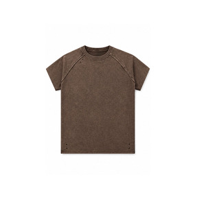 เสื้อยืดแร็กแลน OEM ผ้าฝ้ายนุ่ม คอกลม เสื้อผ้าสั่งทำขายส่ง ผู้ผลิตเสื้อผ้ากีฬา เสื้อยืดแร็กแลนแห้งเร็ว - Product Image 1