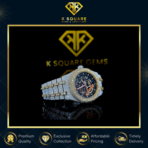 Proveedor Indio Vende Reloj de Lujo Analógico de Acero Inoxidable, Automático, de Cuarzo, Resistente al Agua VVS, con Cristal de Zafiro, Correa de 41MM y Diamantes - Product Image 5