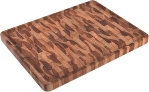 Planche à découper rectangulaire en bois, épaisseur 2,0 cm, facile à nettoyer - Product Image 4