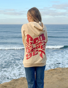 Stylish women puff printed <b>hoodie</b> featuring raised print design cozy interior ribbed cuffs relaxed fit for daily wear and <b>cool</b> - Product Image 4