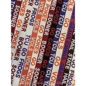 Stylish Durable Fashion Go Pokes Sooner TCU Go Frogs Vols Cards Hail State Geaux Dawgs <b>Strap</b> Handmade Beaded <b>Shoulder</b> Purse Belt - Product Image 1