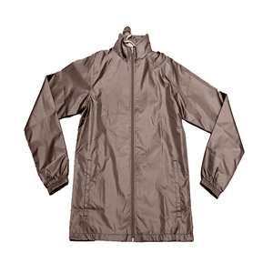 Veste décontractée coupe-vent pour homme, couleur unie, manches régulières, col montant, fermeture éclair, polyester, vêtement d'automne - Product Image 3