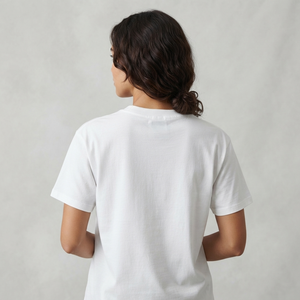 เสื้อยืดพิมพ์ลายกราฟิกแบบกำหนดเอง สไตล์วินเทจสุดเทรนดี้ แขนสั้น ผ้าเจอร์ซีย์คอตตอน 100% สำหรับใส่ได้ทั้งชายและหญิงในช่วงฤดูร้อน - Product Image 5