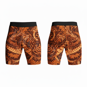 100% Polyester High Quality Material Training Gym Running Quick Dry Elastic Breathable Fitness Custom Logo Compression Shorts - Product Image 4