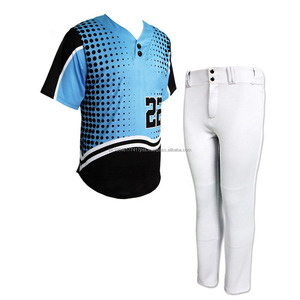 Pakistan-Made Custom-Designed Plus Size Softball Uniform Set Best Quality Baseball Jerseys Pants Printed Sportswear 100% - Product Image 6