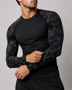 Camiseta Deportiva de Manga Corta con Cuello Redondo, Ajustada, Transpirable, de Lona, con Diseños Personalizados para Hombre, Ropa Deportiva Estampada Personalizada, Cómoda, LOW - Product Image 3