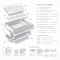 Boîtes cadeaux rigides pliables sur mesure de style livre |   Finitions Premium |   Échantillonnage sur 3 jours |   Usine OEM/ODM