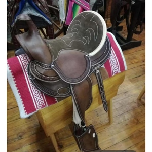 Selle d'équitation classique tout usage en cuir de qualité supérieure, selle équestre personnalisée OEM, style western, fournisseur en gros - Product Image 2