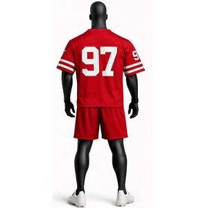Custom American <b>Football</b> Jersey and Shorts Set Breathable Sports Wear American <b>Football</b> Jersey and Shorts Set for Unisex - Product Image 3