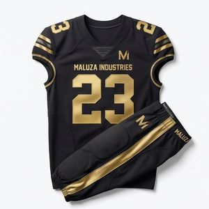 Uniforme de Fútbol Americano Sublimado Personalizado, Pantalones de Jersey, Ropa Deportiva para Equipos, Uniforme de Fútbol Americano MALUZA Industries Grid Iron - Product Image 1