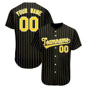 Maillot de baseball réversible à manches courtes 100% polyester Logo personnalisé Unisexe Vente en gros Respirant Séchage rapide - Product Image 5