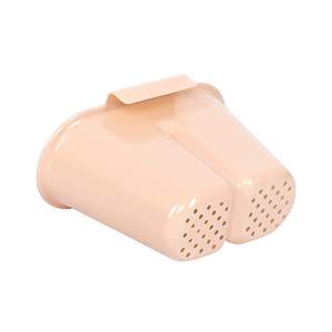 Escurridor de Platos 3 en 1, Cesta para Utensilios de Plástico Resistente con Soporte para Cucharas y Bandeja Escurridora Extraíble |   Marrón Irrompible - Product Image 2