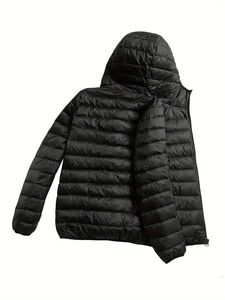 Chaqueta de invierno para hombre, diseño OEM, uso casual, bajo precio, logotipo frontal personalizado, chaquetas acolchadas para hombre en venta - Product Image 2